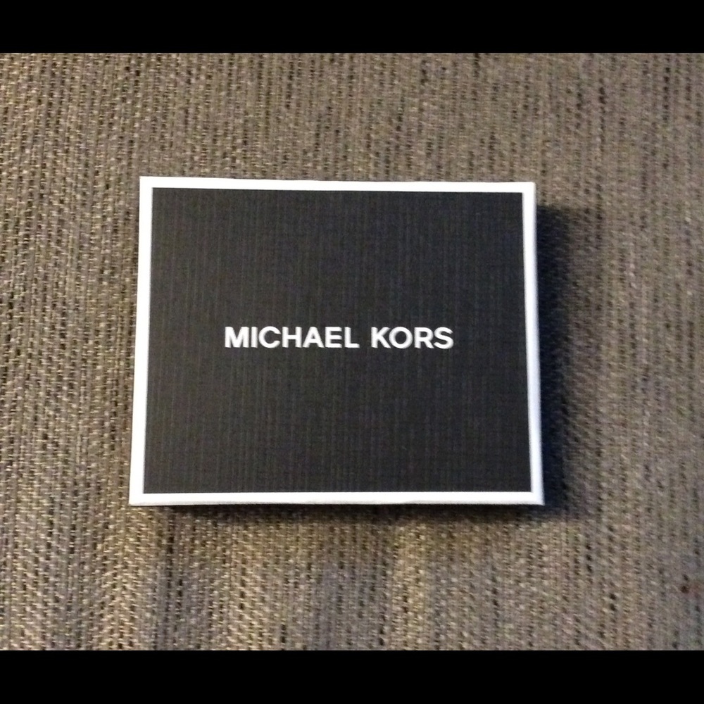 Michael Kors Slim Bifold Wallet Black/Grey NWT - Picture 5 of 6